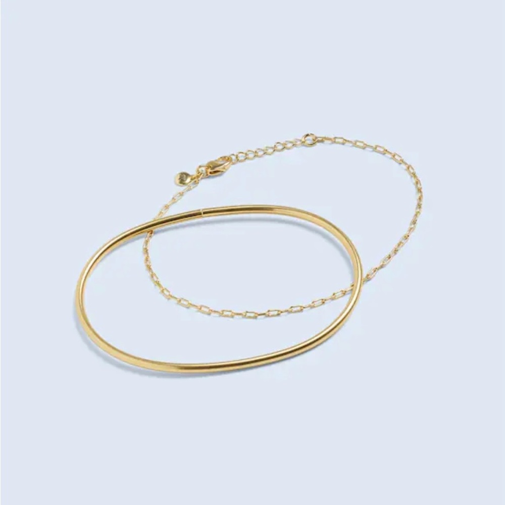 NWT Madewell Two Pack Cuff Anklet Set‎